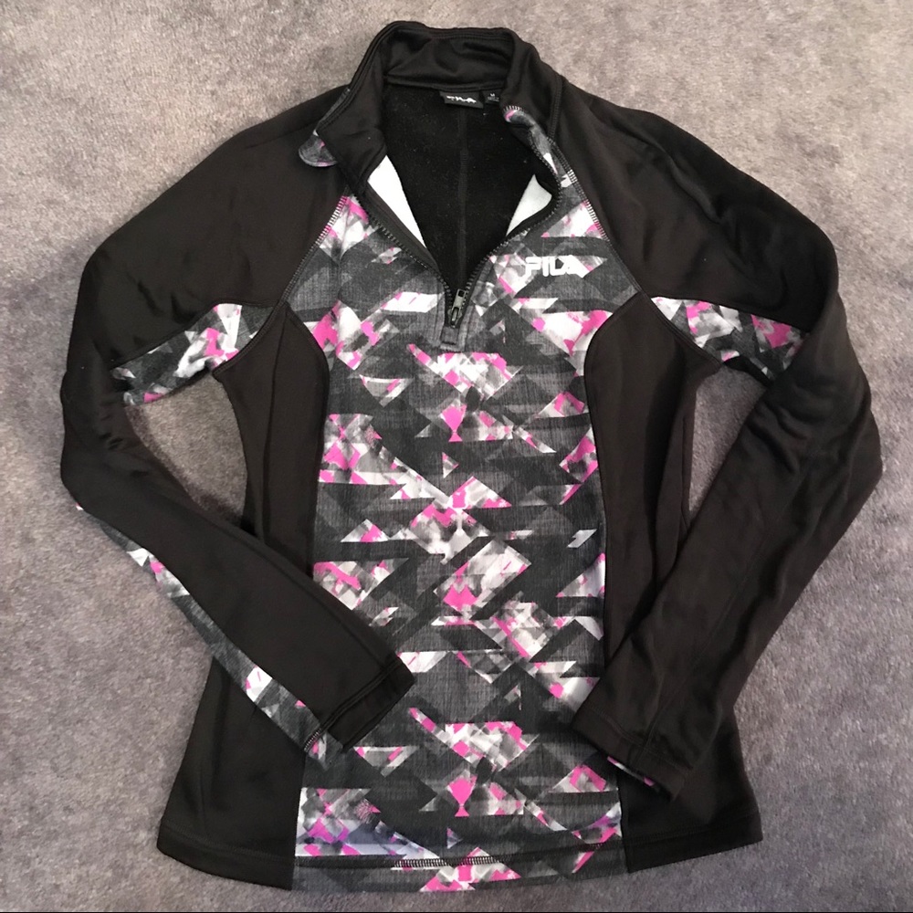 Fila Long Sleeve Running Top Size M